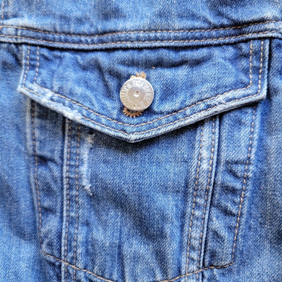 Distressed Jean Jacket - Picture 5 of 6